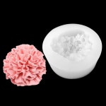 수제몰드 - 몰랑 카네이션 1구 , 틀 비누 석고방향제 캔들 만들기 diy : 캔들바다