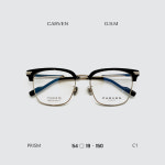 까르뱅 안경 프리즘 PRISM C1 블랙 골드 티타늄 하금테 최민수 황치열 착용 : 글라스스튜디오M