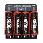 몬스터파워 26650 배터리 4개 4구 충전기 세트 5000mAh C타입 : 대륙의 실수-