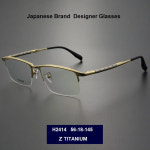일본 티타늄 안경테 남자 명품 수제 안경 럭셔리 디자인 고품질 초경량 패션 프레임 빅사이즈 : 굿애티튜드