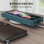삼성 폴드3 올인원 케이스 w22 슬림 스크럽 f9250 힌지 풀커버 적용 : 메니가데