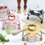 에이플렉스 실링왁스 녹이기 씰링 스탬프왁스 원목 스푼 받침대 : 에이플렉스 AFLEX