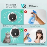 펫공기청정기 댕댕이 고양이 털 미세먼지 공기청정기  쓰레기통용 스마트 냄새 청정기, 탈취제, 가토스 마스코타 Dla 코타 채팅 액세서리, 애완... 
