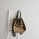 216 라이트 스트링 쇼퍼 2way 버킷 백팩(포켓4개,4컬러) : serene