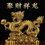 용 장식품 조각상 드래곤 대형 공예품 : 스카이물류