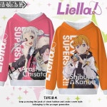 무료배송 LoveLive! 슈퍼 스타!! 시부야 화인 당나라 케케. 릴라 주변 스웨터 코트. 트렌디 남성 풀오버 후드. 가을 겨울 : 명한상사