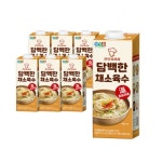 정식품 간단요리사 담백한 채소육수 950ml 6팩 대용량 밑국물 육수 전골 국물 캠핑용품 : 주주박스