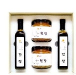 복금달 선물세트 B 반간장 된장 수제 전통 친정엄마 맛있는 저염 청정지역 국내산 : 감성만렙