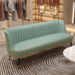 매장 방문객 소파 스툴 가벼운 럭셔리 북유럽 미니멀리스트 아파트 거실 침실 옷가게 과학 기술 천 색 더블 3 인용 : 토탈바코드