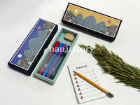 한지이야기 덮개필통만들기(민화) 인테리어 악세사리함 한지공예재료 DIY 취미 학교 수업 : 한지이야기