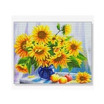 보석십자수 정물시리즈 화사한해바라기 큐빅아트 비즈십자수 큐브아트 십자수패키지 DIY키트 큐빅십자수 : 리빙핫