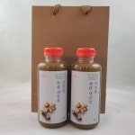 명절선물 부모님선물 선생님선물 생강차 더진한 착즙 생강청 500ml 2병 : 안동마뜰농장