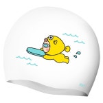 SD7 실리콘수모 킥보드 핀보-화이트 수영모자 수영용품 SGL-CA450 : 아쿠아룩