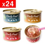 PD데일리피스트 프리미엄 캣 푸드 80g X 24개 길냥이 고양이 주식 습식 사료 보양식 : 러브펫츠