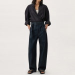 르메르 팬츠 트위스트 벨트 바지 데님 인디고 블랙 : 여기명품