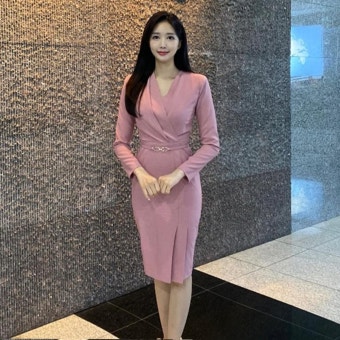 디에나 벨트세트  랩원피스 (MBN 김다영 기상캐스터 협찬) : 프리앤 스토어