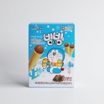 도라에몽 아이스콘 스낵 빙빙초코 53.4g : 초키앤쿠키