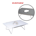 에버뉴 알루 테이블 스토브 홀 EBY697 백패킹 버너 장착 테이블 : 산이좋은사람들