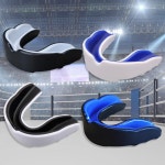 복싱마우스피스 양면마우스피스 복싱용품 레슬링 하키 라크로스용 마우스 가드 복싱 검 쉴드 MMA 무술 스포츠 4 개 : 얄리상점