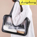 반투명 해변 수영장 가방 방수 목욕 가방 수영 파우치 백 : dingdong corp