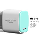 템플러 PD35W PPS 초고속 1포트 가정용충전기 케이블포함 : 포인텍