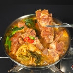 가마솥 살코기 뼈다귀 해장국 2.4kg 뼈해장국 밀키트 : 몽땅식품
