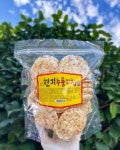 현미3+흑미3 누룽지칩 과자 어르신 아기 건강 간식 200g : 기와누룽지