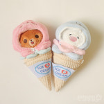 10cm 아이스크림 인형옷 무속성 아이돌 콘 모자 소품 귀여운 솜깅이 솜 : 선희상점