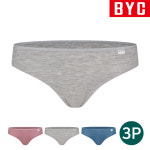BYC 주니어팬티 여학생팬티 순면 3매 여성 주니어속옷 : BYC왕자상회
