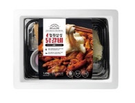 철원삼성닭갈비 선물용 세트 양념 닭갈비 국내산 닭다리살 숯불 캠핑음식 춘천닭갈비 밀키트 1.45kg (2~3인분) : 삼성닭갈비
