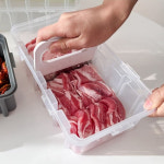 파 김치 썰기 자르기 자르는 칼 보관 통 밀폐 용기 도마 삼겹살 고기 꼬치 만들기 : 나파도