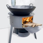 야외 화덕 아궁이 가마솥 무쇠 드럼통 솥걸이 난로 : 비비8