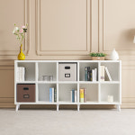 핸즈 데코 PB 오픈 2단 10칸 수납 넓은 책장 가로2000  : 다원핸즈데코