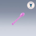 벌크포장 아이스크림 스푼 12.4cm(대) 핑크 4000개 : 커피 플러스