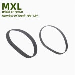 MXL 블랙 고무 동기 벨트 폭 6/10mm 번호 치아 104 105 106 107 108 109 110 111 112 113 114 115 116 117 118-124 : 이문마켓