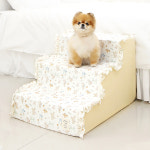 강아지계단 이츠독 오가닉허니베베3단스텝 애견계단 : 뛰뛰하우스