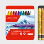 까렌다쉬 네오칼라2 수성크레용 10색 (7500.310) : 지니화방