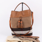 [중고명품엘림] 버버리 브라운 태슬 애쉬비 탑핸들 숄더백 : 중고명품엘림