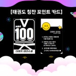 태권도 포인트 카드 500장 /  더태카 동기부여 맞춤 눈높이 아이들이 좋아하는 칭찬 카드 달란트 : 태카TAEKA