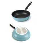 넌스틱 코팅 인덕션 볶음팬 튀김팬 궁중팬 24cm 2호 : 맑은대나무