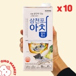 삼천포아침 멸치육수 1L 10팩 : 오모마켓