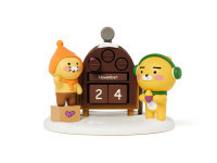 카카오프렌즈 라이언 춘식이 피규어 만년 달력 : 바로나래