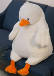 대형 오리 인형 애착 큰 대왕 귀여운 동물 45cm : 삼색무지개