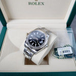 롤렉스 데이저스트 41미리 116334 블랙다이얼 2016년식 남성용 풀세트 : 워치매니아샵