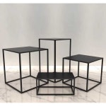 미니 진열대 쇼케이스 상품 액세서리 모자 신발 50x25x25/블랙 : 묘니캠