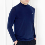 남성 여름용 쿨 반목 긴팔 티셔츠 냉감 아이스 등산 데일리 냉감 티 : 보 울