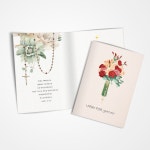장미꽃다발카드 천주교 가톨릭 축하카드 감사카드 축일카드 축일선물 : Full of Grace