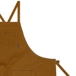 지촌공방X카페대둔산 | [이니셜자수 무료] X-STRAP (CARAMEL BROWN) 카페 바리스타 공방 미용 앞치마 : 공에이프런