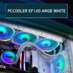 PCCOOLER EF120 ARGB WHITE 피씨쿨러 120mm 화이트팬 MOD : 모두의놀이터