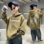 락투어후드 티셔츠/카키 : 주식회사 헬로샵